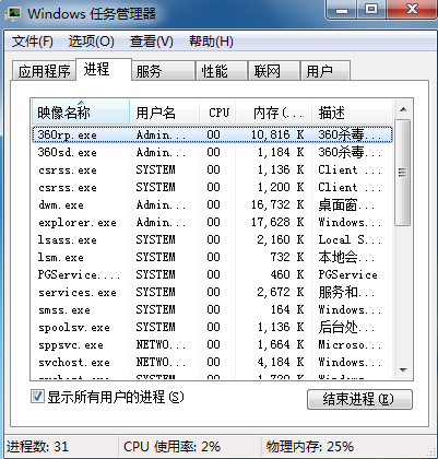 win7打開任務管理器快捷打開方式