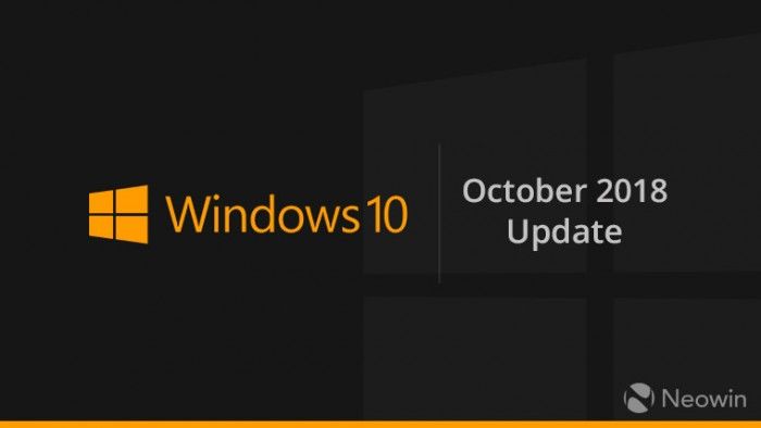 Windows 10 Build 1809正式名稱為2018年10月更新